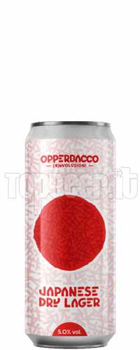 Opperbacco Japanese Dry Lager Lattina 33Cl